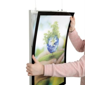 Magnetrammer med LED