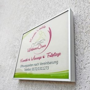 Fasadeskilt - veggskilt - reklameskilt