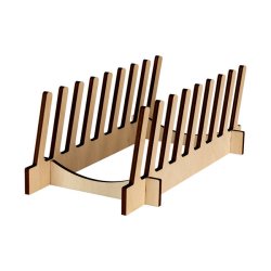 Tallerkenholder av tre