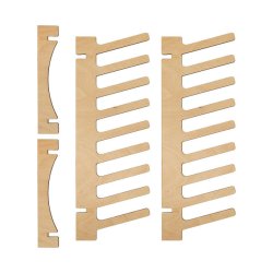 Tallerkenholder av tre