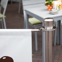 Bannerholder for Cafe