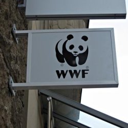 Fasadeskilt "Slide" - tosidig