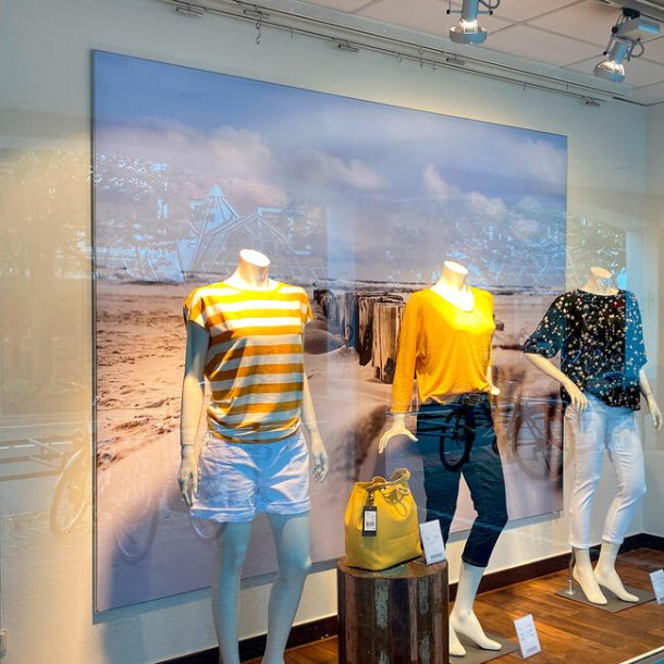 Tekstilramme med 15 mm rammeprofil