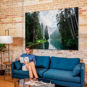 Tekstilramme med 19 mm rammeprofil