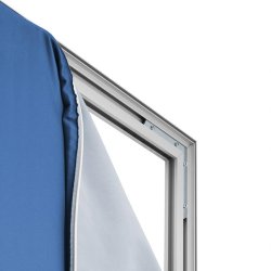 Tekstilramme med 27 mm rammeprofil