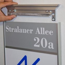 Fasade- veggskilt "Slide"