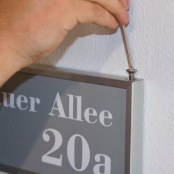 Fasade- veggskilt "Slide"