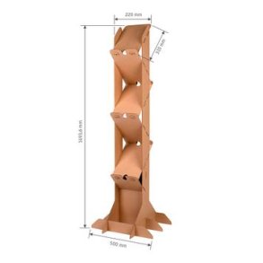 Brosjyrestativ av tre - Zello