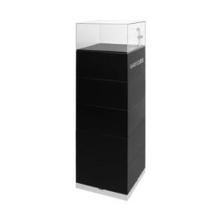 "Utstillingspodie med deksel og LED lys" 