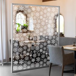 Skjermvegg "Glassklar"