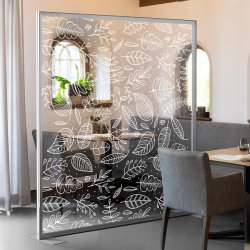 Skjermvegg "Glassklar"