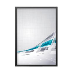 Snapramme 25 mm, svart