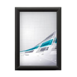 Snapramme 25 mm, svart