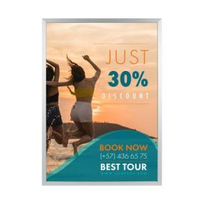 Snaprammer 32 mm, flat