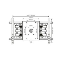 Veggfeste Brack XXL HD II