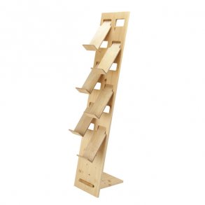 Brosjyrestativ av tre - H3