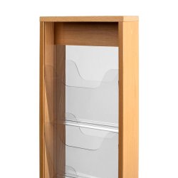 Brosjyrestativ av tre - Midas