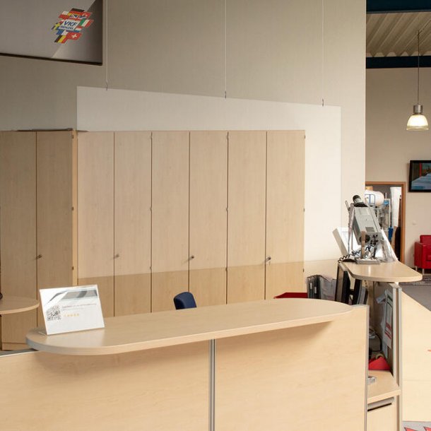 Beskyttelsesskjerm "PVC plate"