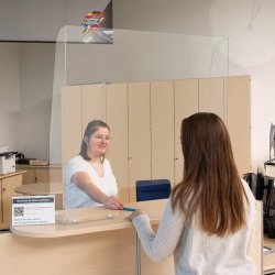 Beskyttelsesskjerm "Kasse" 